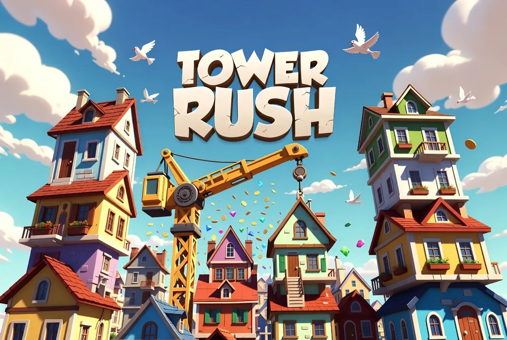 Tower Rush coins illustrating promo code and real-money play